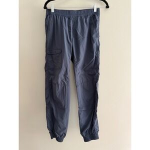 Columbia Sportswear Kids Cargo Pants Size L Blue Elastic Waist Active Hiking‎